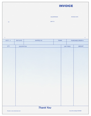 Blank Invoices