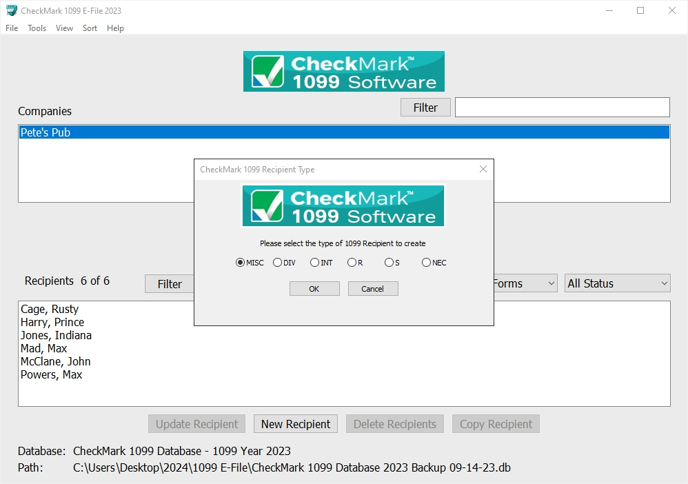1099 printing software download