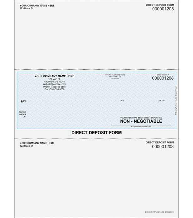Direct Deposit Forms
