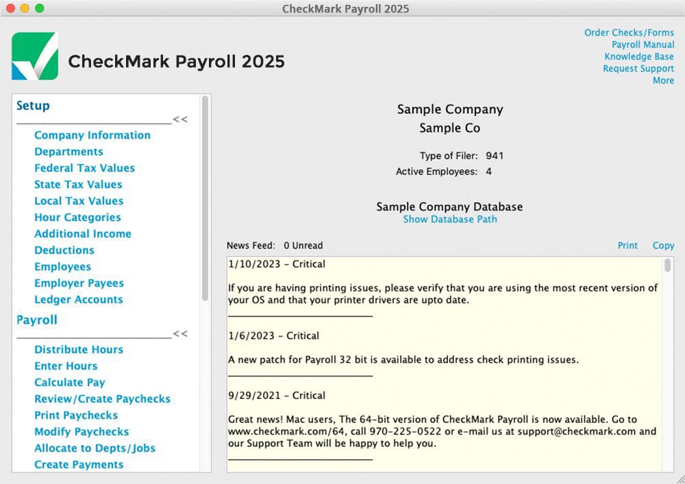 mac payroll dashboard