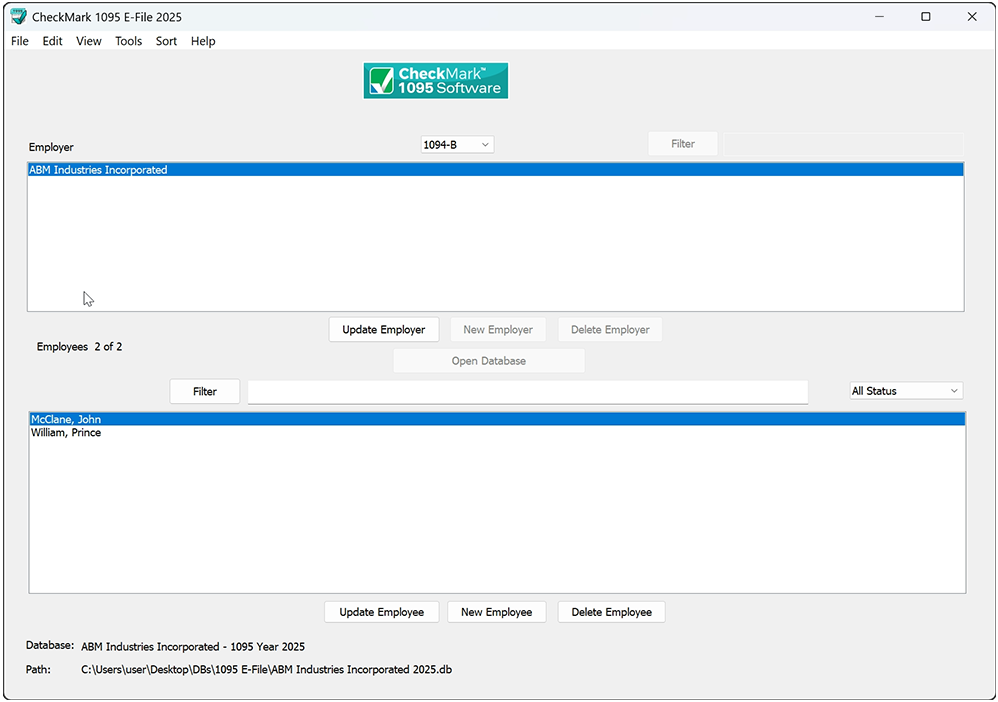 CheckMark 1095 Software