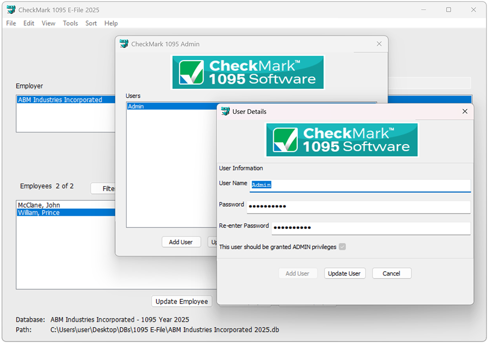 1095 Database Manager